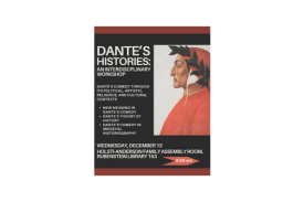 Dante&amp;#39;s workshop (red and black flyer)